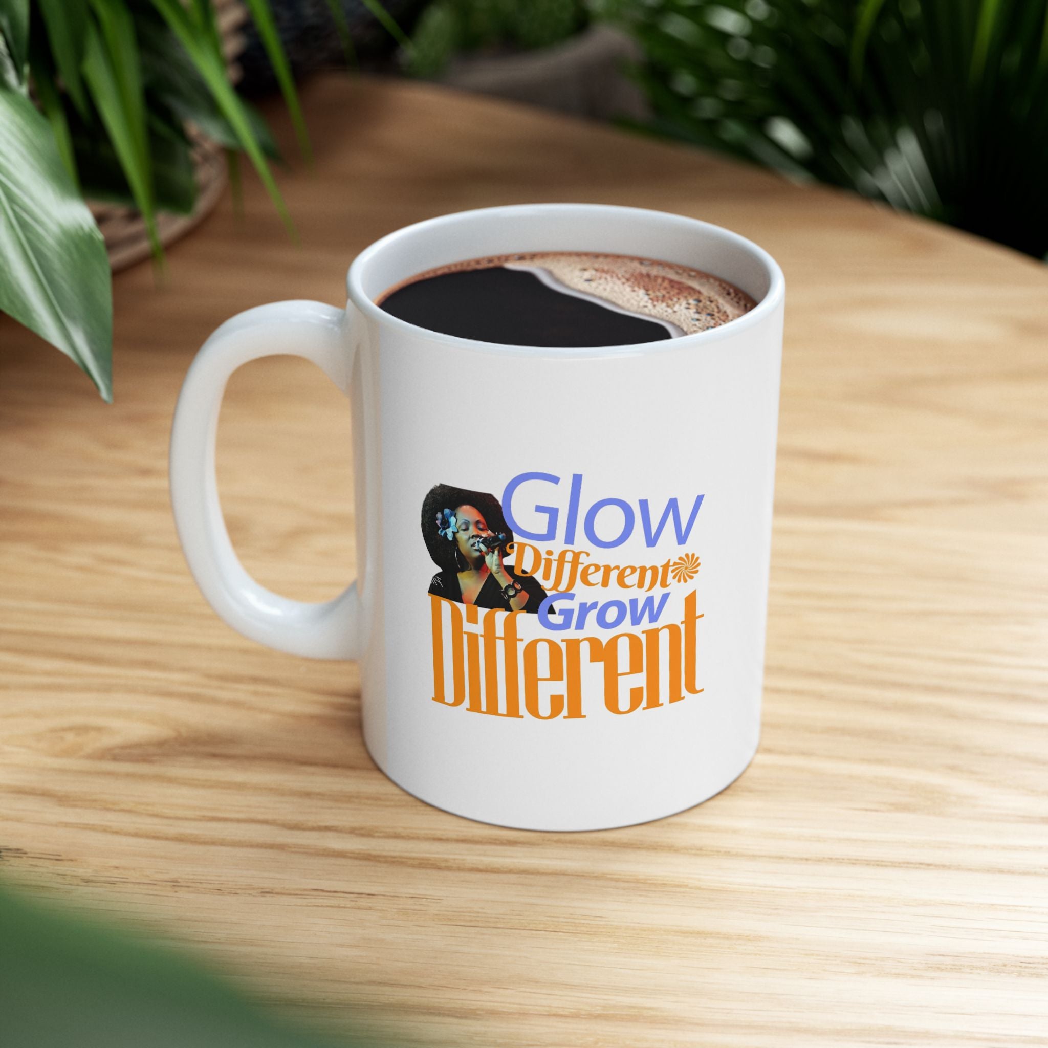 Inspirational Ceramic Mug, Afro Woman Coffee Cup, Motivational Drinkware Gift, Empowering Morning Mug, The Ameya Taylor Experience
